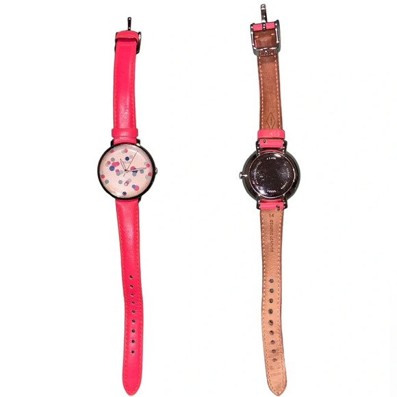 Fossil Polka Dot Watch Wristwatch - Picture 1 of 3